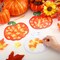 24 Sets Pumpkin Crafts Kit DIY Tissue Paper Sign Crafts